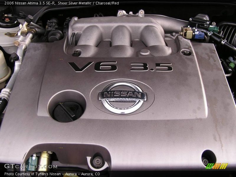 Sheer Silver Metallic / Charcoal/Red 2006 Nissan Altima 3.5 SE-R