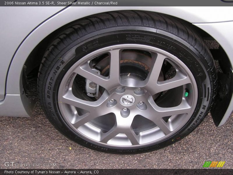 Sheer Silver Metallic / Charcoal/Red 2006 Nissan Altima 3.5 SE-R
