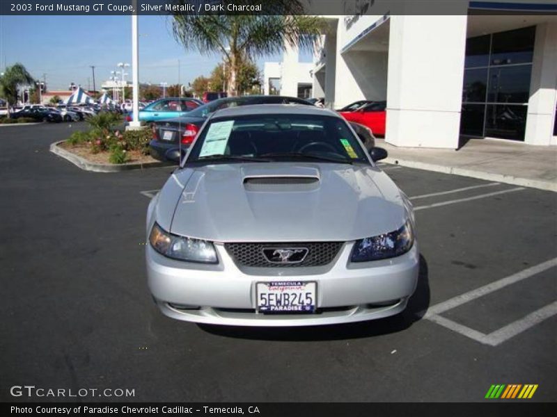 Silver Metallic / Dark Charcoal 2003 Ford Mustang GT Coupe