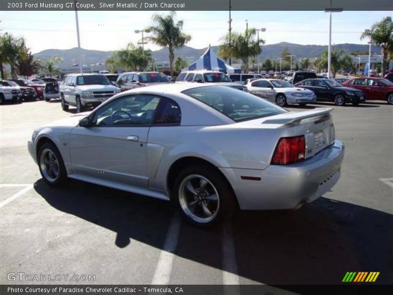 Silver Metallic / Dark Charcoal 2003 Ford Mustang GT Coupe