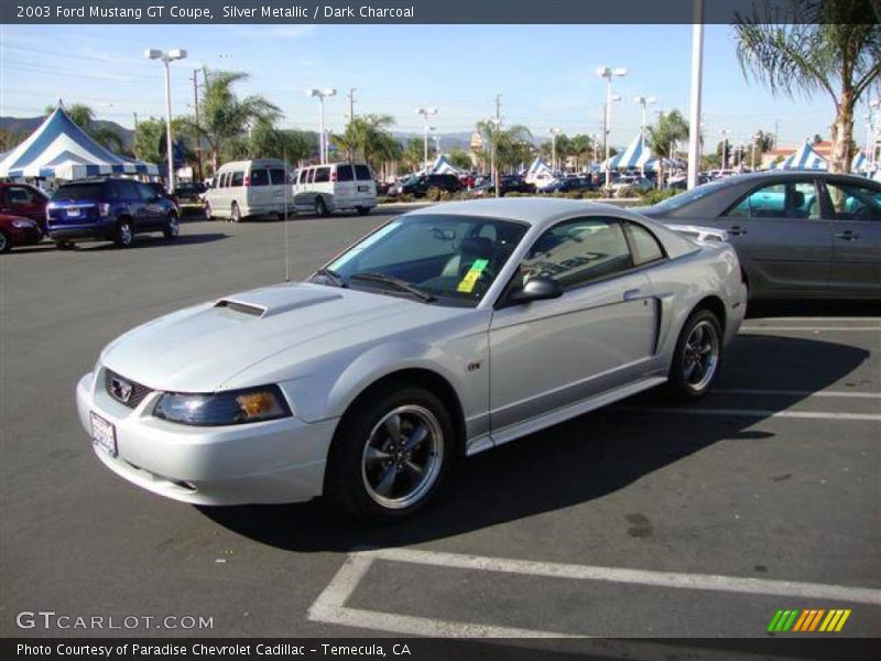 Silver Metallic / Dark Charcoal 2003 Ford Mustang GT Coupe