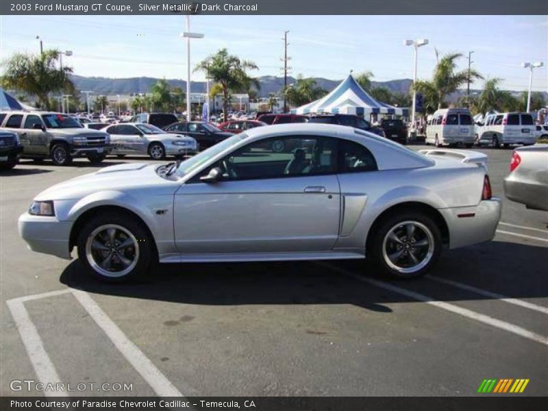 Silver Metallic / Dark Charcoal 2003 Ford Mustang GT Coupe