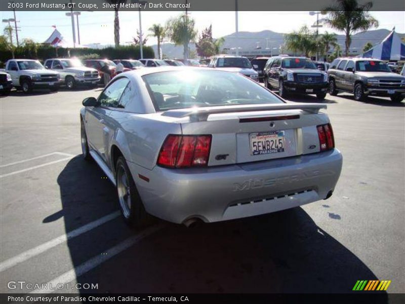 Silver Metallic / Dark Charcoal 2003 Ford Mustang GT Coupe