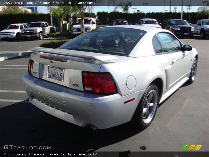 Silver Metallic / Dark Charcoal 2003 Ford Mustang GT Coupe
