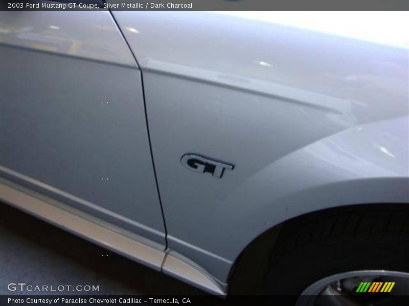 Silver Metallic / Dark Charcoal 2003 Ford Mustang GT Coupe