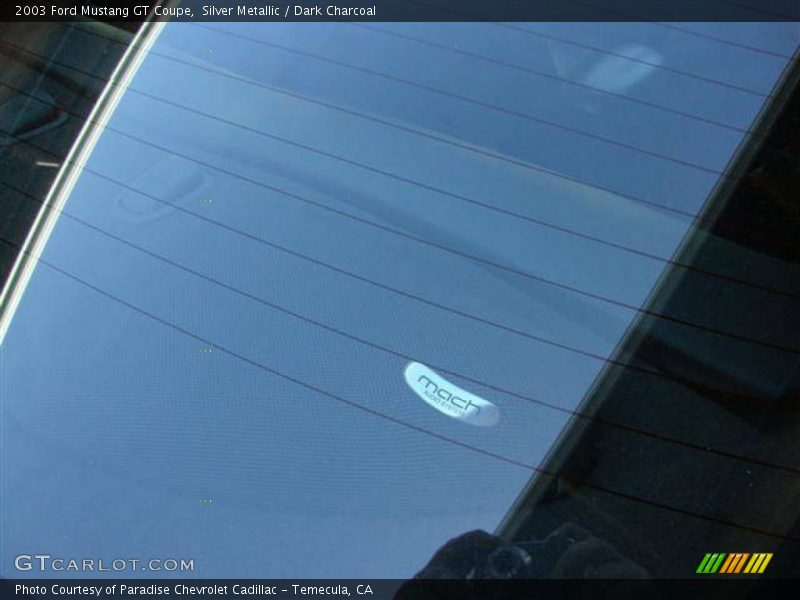 Silver Metallic / Dark Charcoal 2003 Ford Mustang GT Coupe