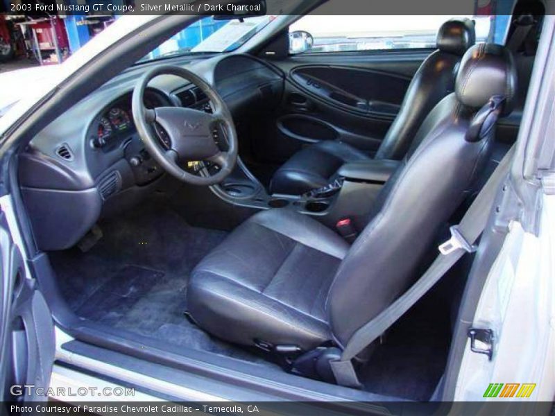 Silver Metallic / Dark Charcoal 2003 Ford Mustang GT Coupe