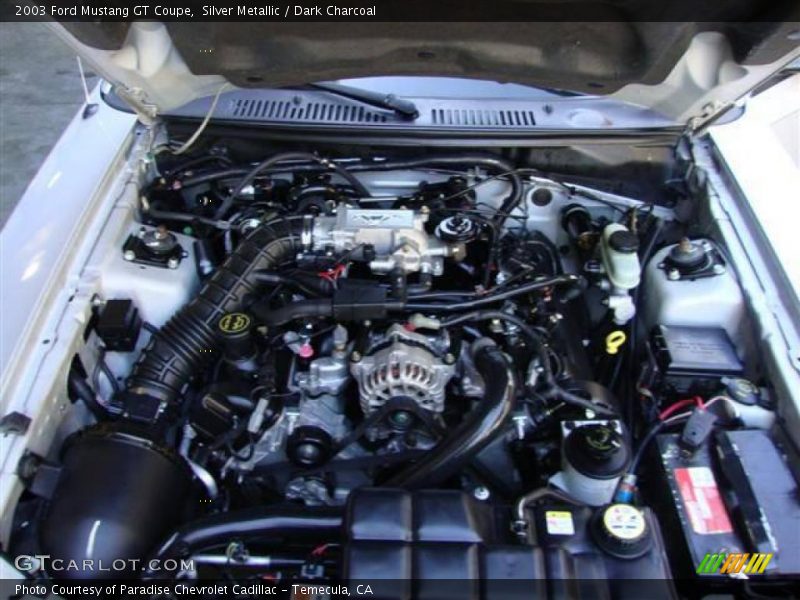 Silver Metallic / Dark Charcoal 2003 Ford Mustang GT Coupe