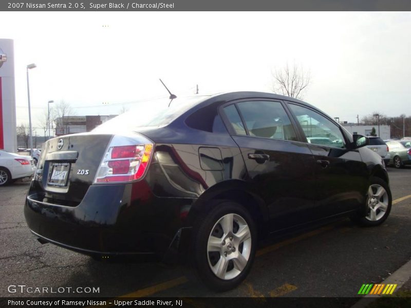 Super Black / Charcoal/Steel 2007 Nissan Sentra 2.0 S