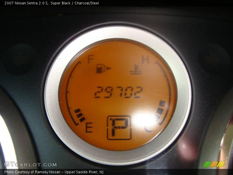 Super Black / Charcoal/Steel 2007 Nissan Sentra 2.0 S