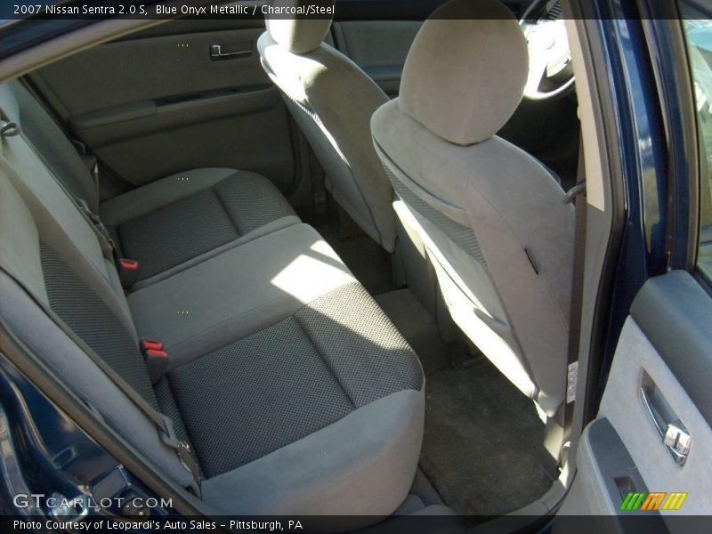 Blue Onyx Metallic / Charcoal/Steel 2007 Nissan Sentra 2.0 S
