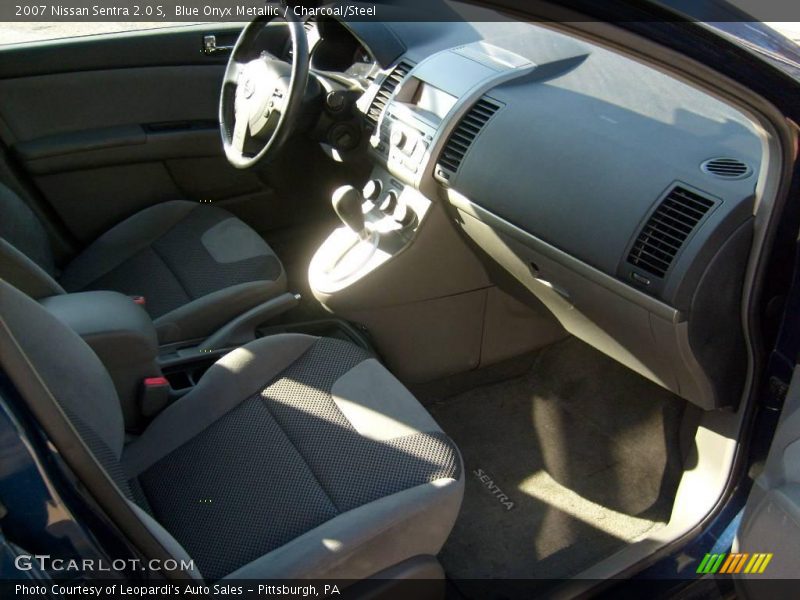 Blue Onyx Metallic / Charcoal/Steel 2007 Nissan Sentra 2.0 S