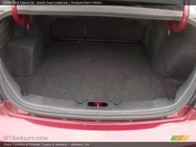 Merlot Pearl Clearcoat / Medium/Dark Pebble 2005 Ford Taurus SE