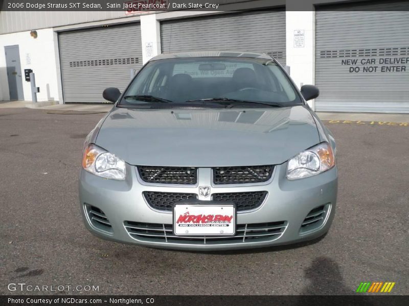 Satin Jade Pearlcoat / Dark Slate Grey 2006 Dodge Stratus SXT Sedan