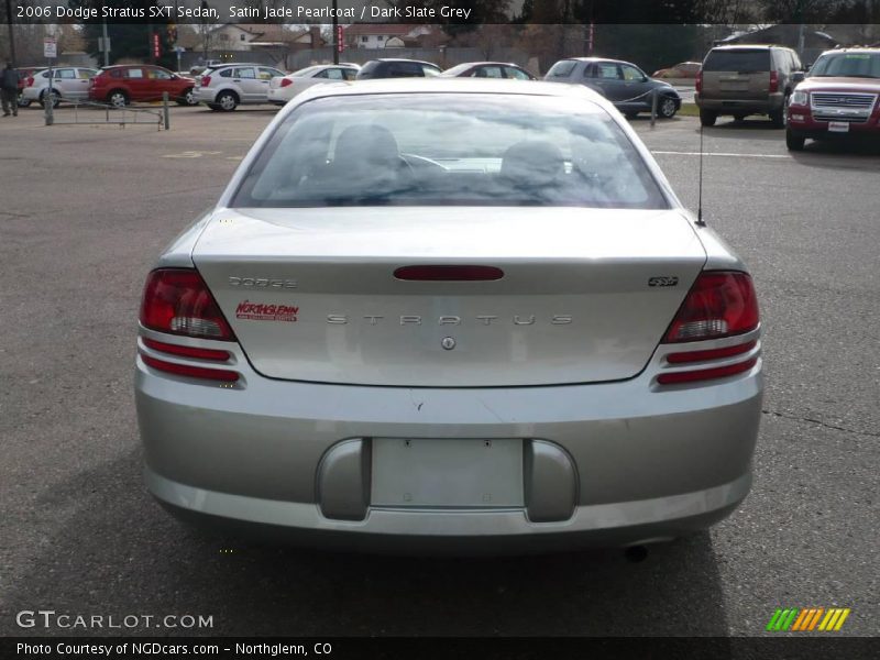 Satin Jade Pearlcoat / Dark Slate Grey 2006 Dodge Stratus SXT Sedan