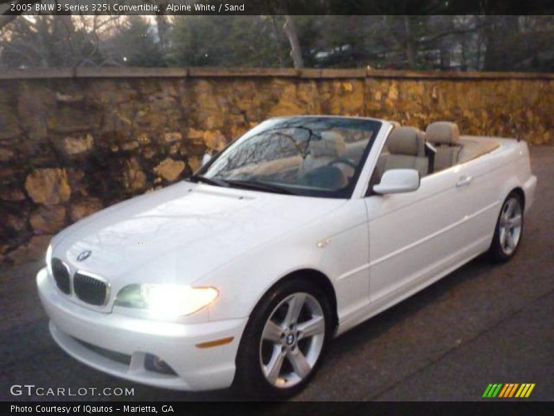 Alpine White / Sand 2005 BMW 3 Series 325i Convertible