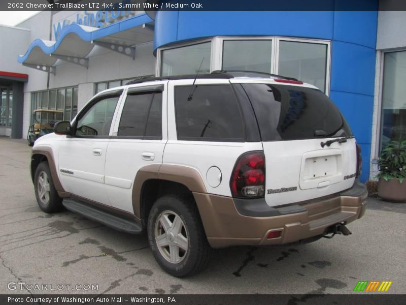Summit White / Medium Oak 2002 Chevrolet TrailBlazer LTZ 4x4