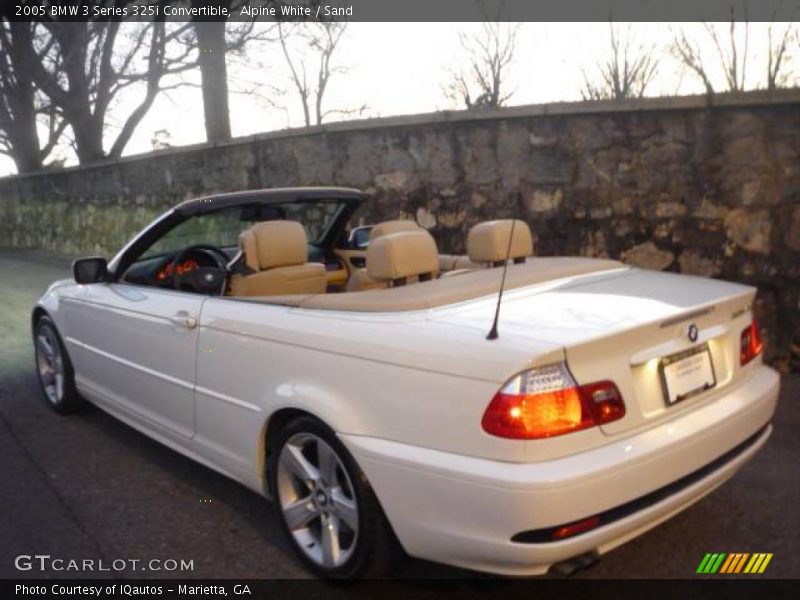 Alpine White / Sand 2005 BMW 3 Series 325i Convertible