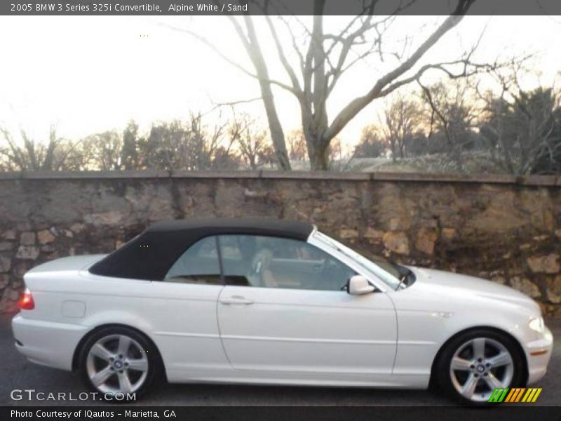 Alpine White / Sand 2005 BMW 3 Series 325i Convertible