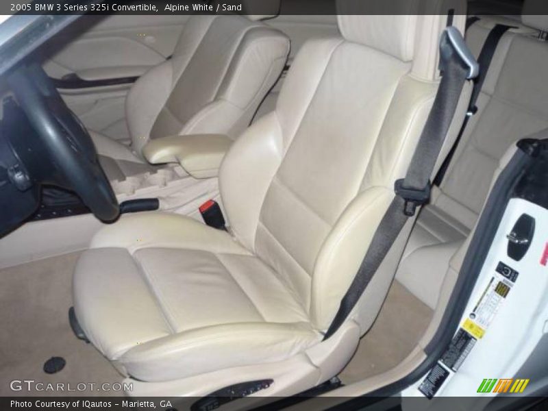 Alpine White / Sand 2005 BMW 3 Series 325i Convertible