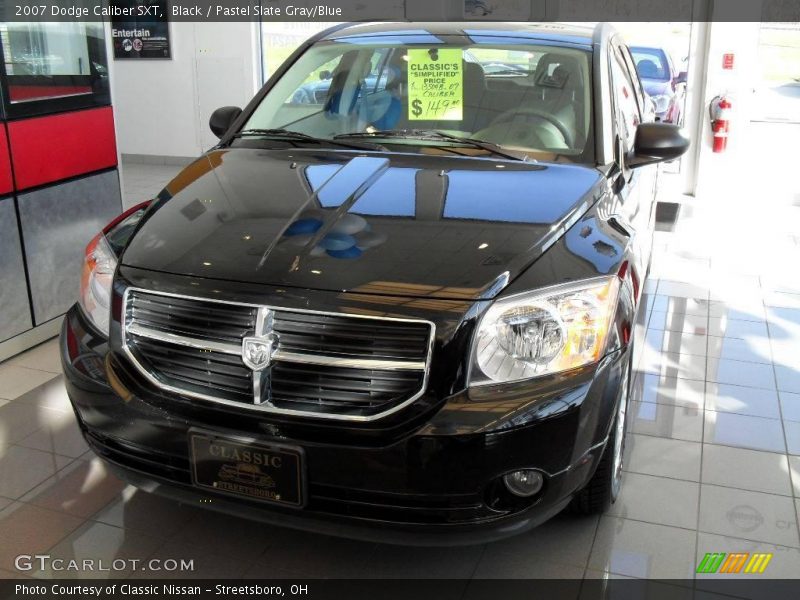 Black / Pastel Slate Gray/Blue 2007 Dodge Caliber SXT