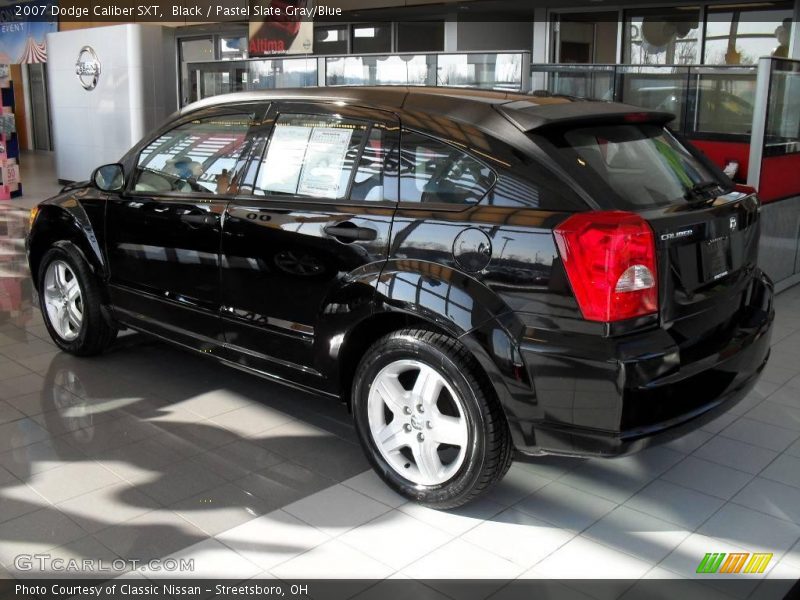 Black / Pastel Slate Gray/Blue 2007 Dodge Caliber SXT