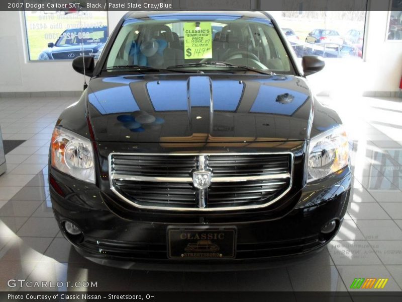 Black / Pastel Slate Gray/Blue 2007 Dodge Caliber SXT