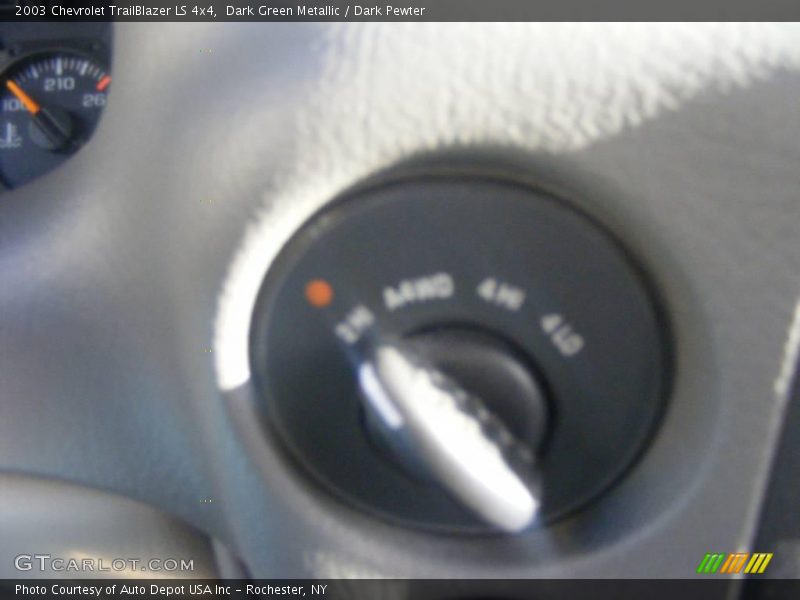 Dark Green Metallic / Dark Pewter 2003 Chevrolet TrailBlazer LS 4x4