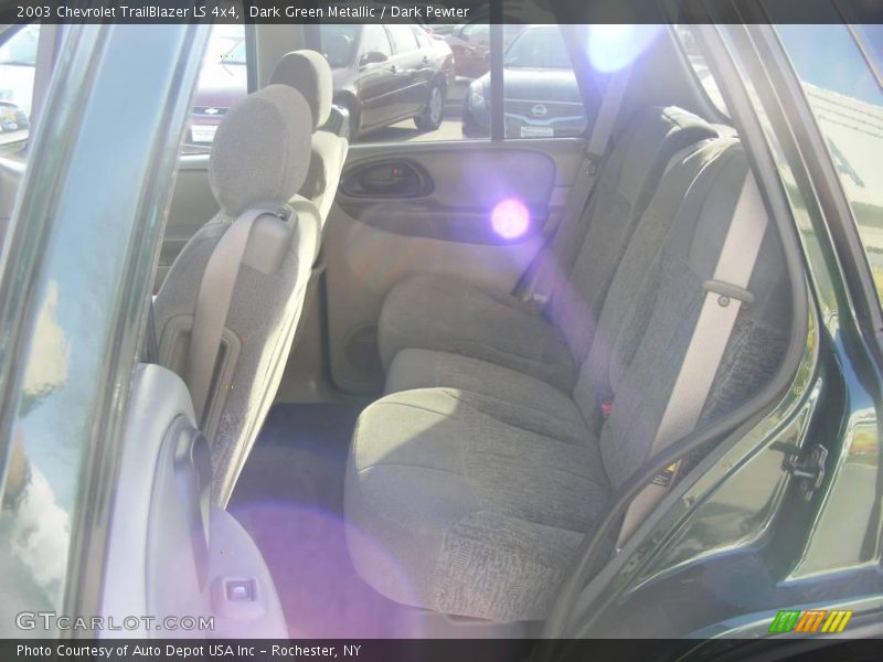 Dark Green Metallic / Dark Pewter 2003 Chevrolet TrailBlazer LS 4x4
