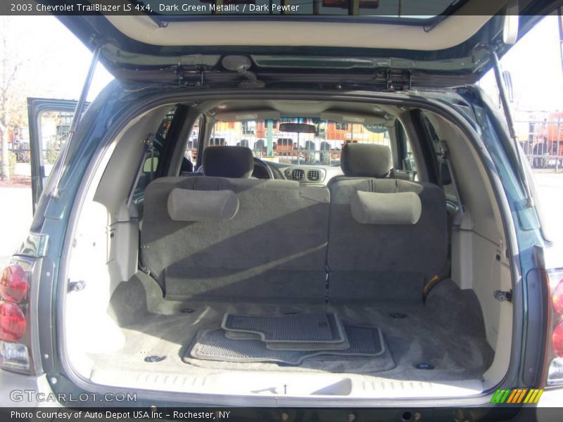 Dark Green Metallic / Dark Pewter 2003 Chevrolet TrailBlazer LS 4x4