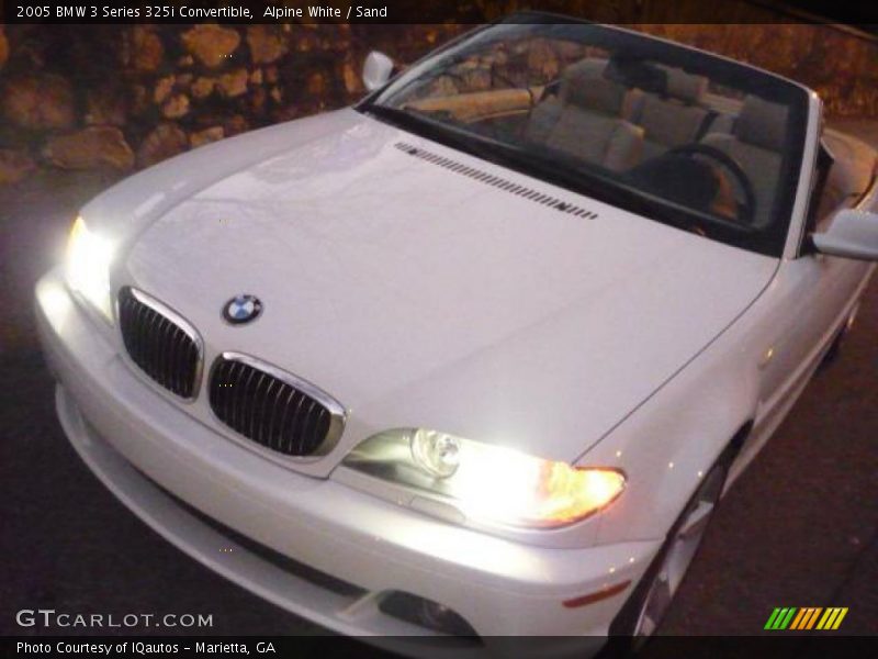 Alpine White / Sand 2005 BMW 3 Series 325i Convertible