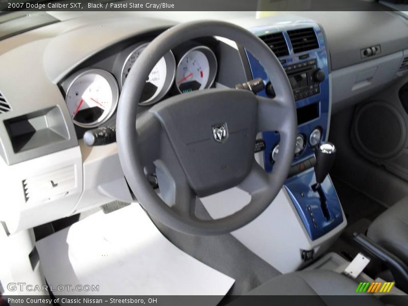 Black / Pastel Slate Gray/Blue 2007 Dodge Caliber SXT