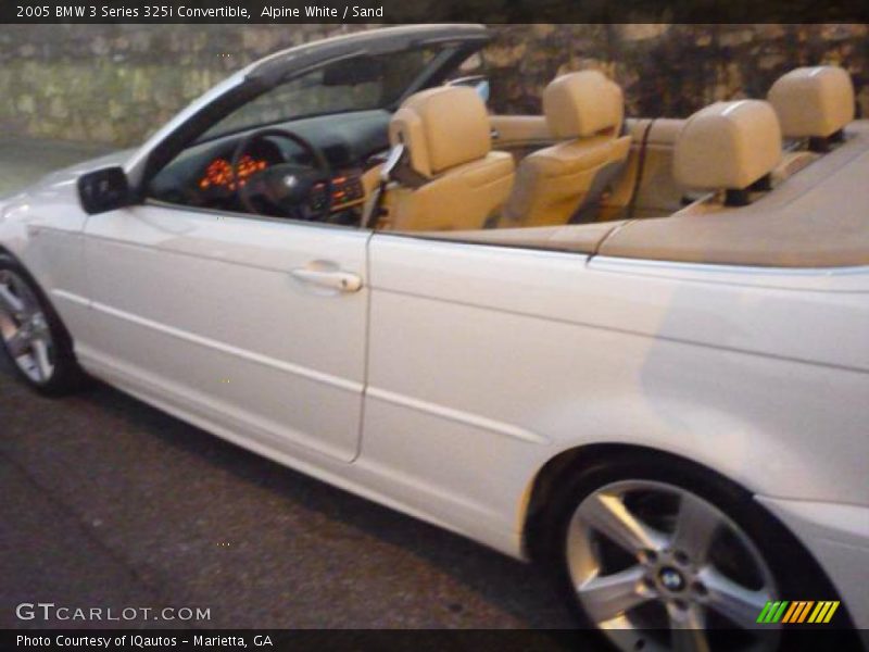 Alpine White / Sand 2005 BMW 3 Series 325i Convertible