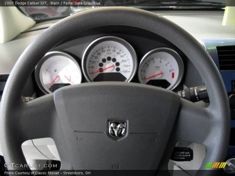 Black / Pastel Slate Gray/Blue 2007 Dodge Caliber SXT
