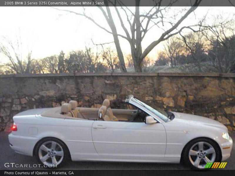 Alpine White / Sand 2005 BMW 3 Series 325i Convertible