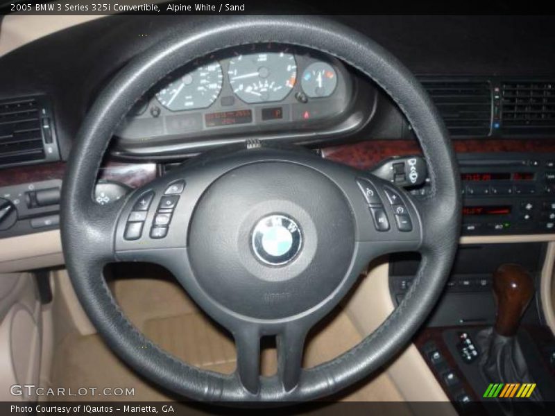 Alpine White / Sand 2005 BMW 3 Series 325i Convertible
