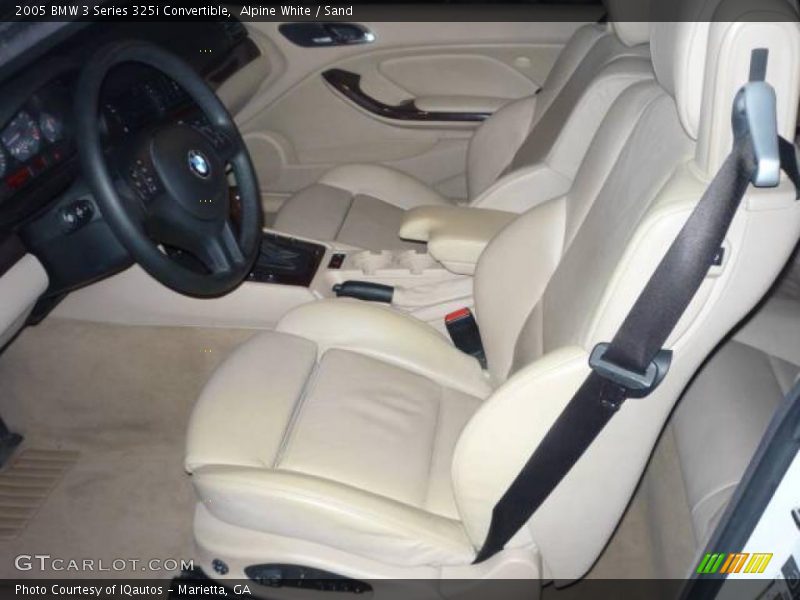 Alpine White / Sand 2005 BMW 3 Series 325i Convertible