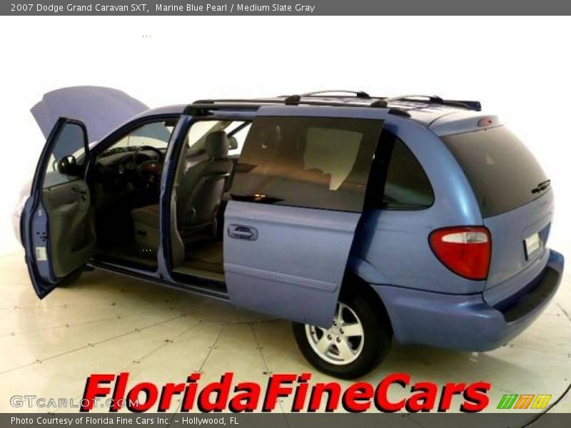 Marine Blue Pearl / Medium Slate Gray 2007 Dodge Grand Caravan SXT