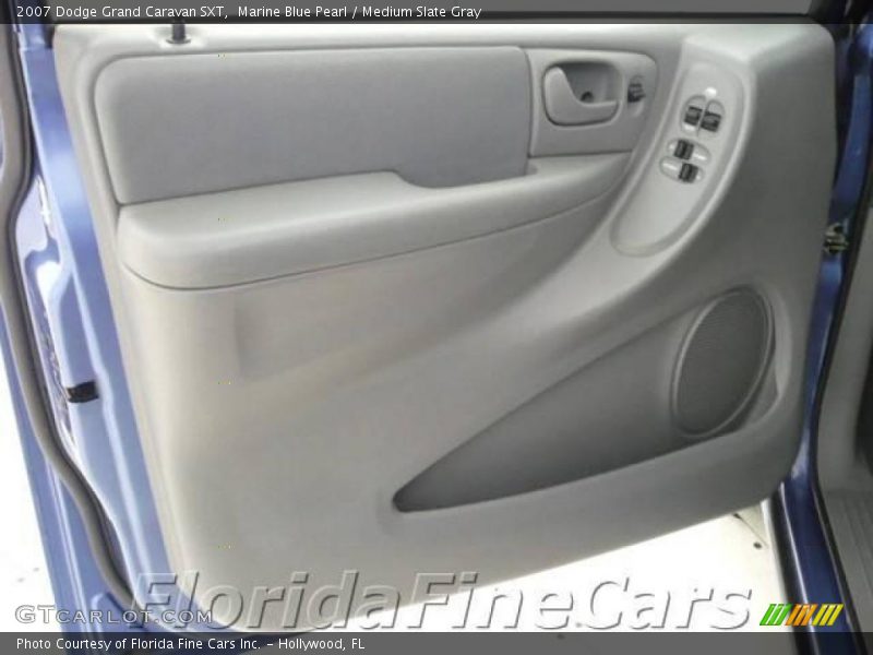 Marine Blue Pearl / Medium Slate Gray 2007 Dodge Grand Caravan SXT