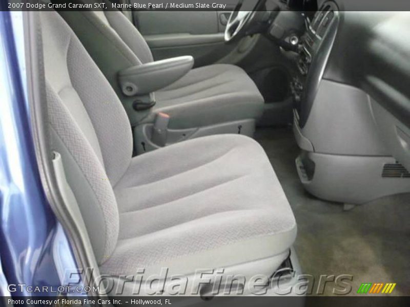 Marine Blue Pearl / Medium Slate Gray 2007 Dodge Grand Caravan SXT