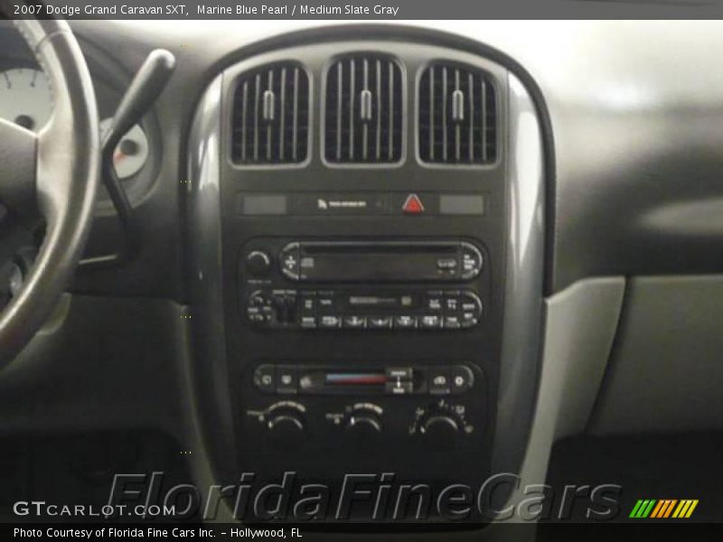 Marine Blue Pearl / Medium Slate Gray 2007 Dodge Grand Caravan SXT