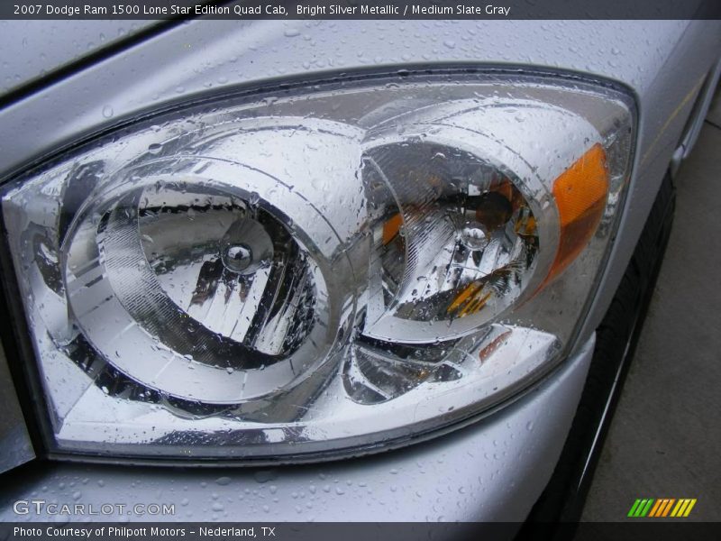 Bright Silver Metallic / Medium Slate Gray 2007 Dodge Ram 1500 Lone Star Edition Quad Cab