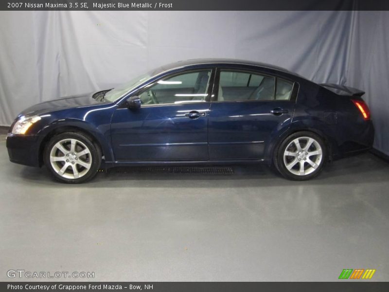 Majestic Blue Metallic / Frost 2007 Nissan Maxima 3.5 SE