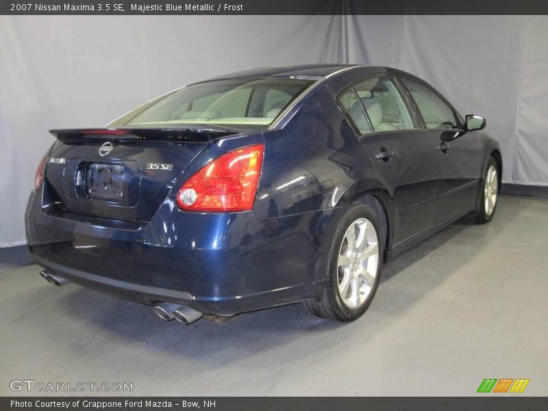 Majestic Blue Metallic / Frost 2007 Nissan Maxima 3.5 SE