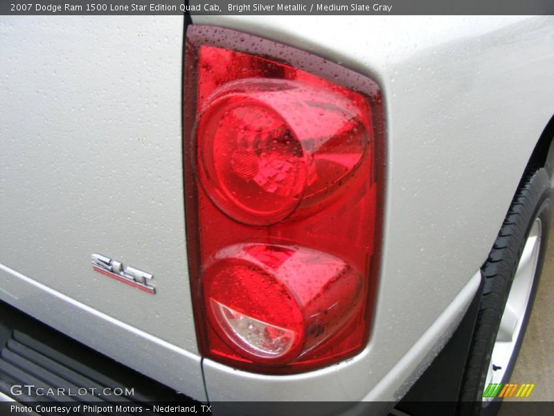 Bright Silver Metallic / Medium Slate Gray 2007 Dodge Ram 1500 Lone Star Edition Quad Cab