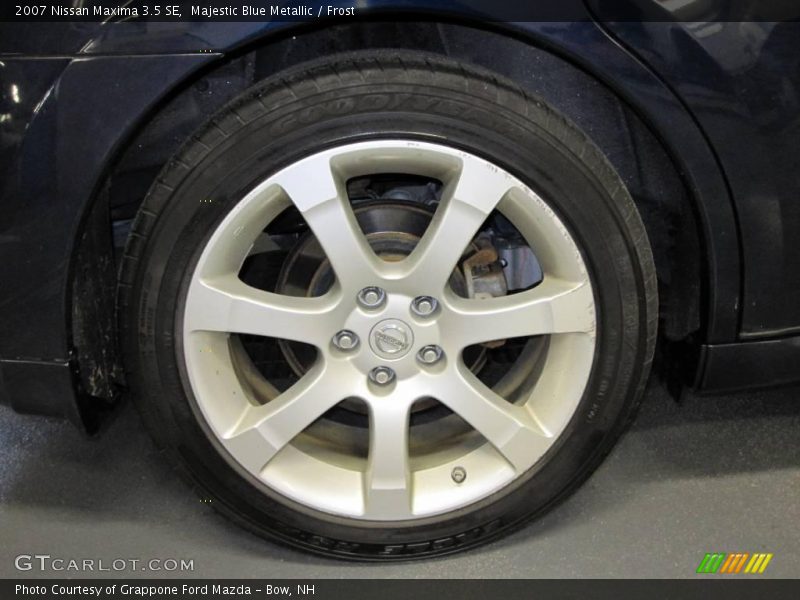 Majestic Blue Metallic / Frost 2007 Nissan Maxima 3.5 SE