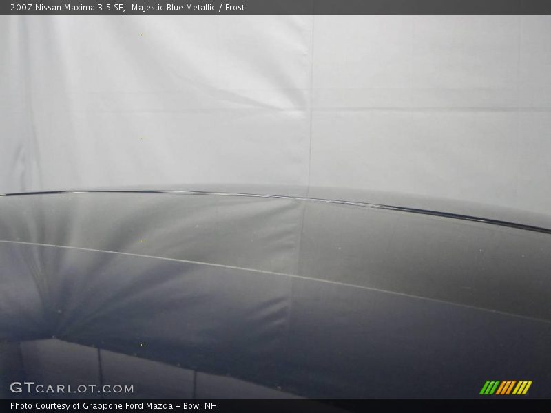 Majestic Blue Metallic / Frost 2007 Nissan Maxima 3.5 SE