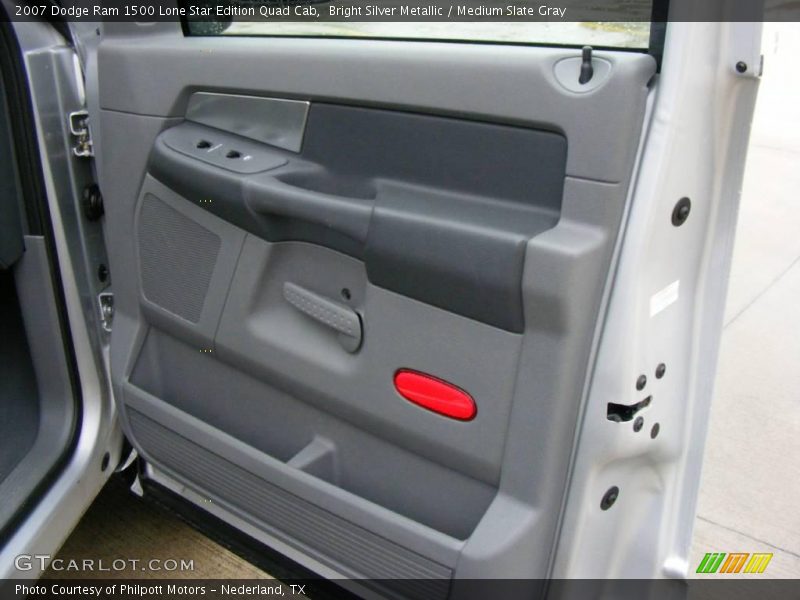 Bright Silver Metallic / Medium Slate Gray 2007 Dodge Ram 1500 Lone Star Edition Quad Cab
