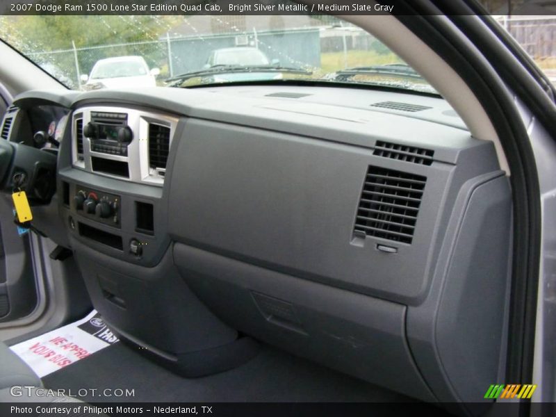 Bright Silver Metallic / Medium Slate Gray 2007 Dodge Ram 1500 Lone Star Edition Quad Cab