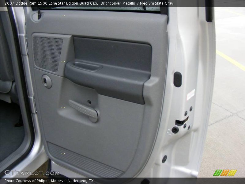 Bright Silver Metallic / Medium Slate Gray 2007 Dodge Ram 1500 Lone Star Edition Quad Cab